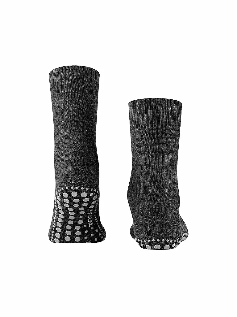 FALKE | Socken HOMEPADS anthracite melange | schwarz