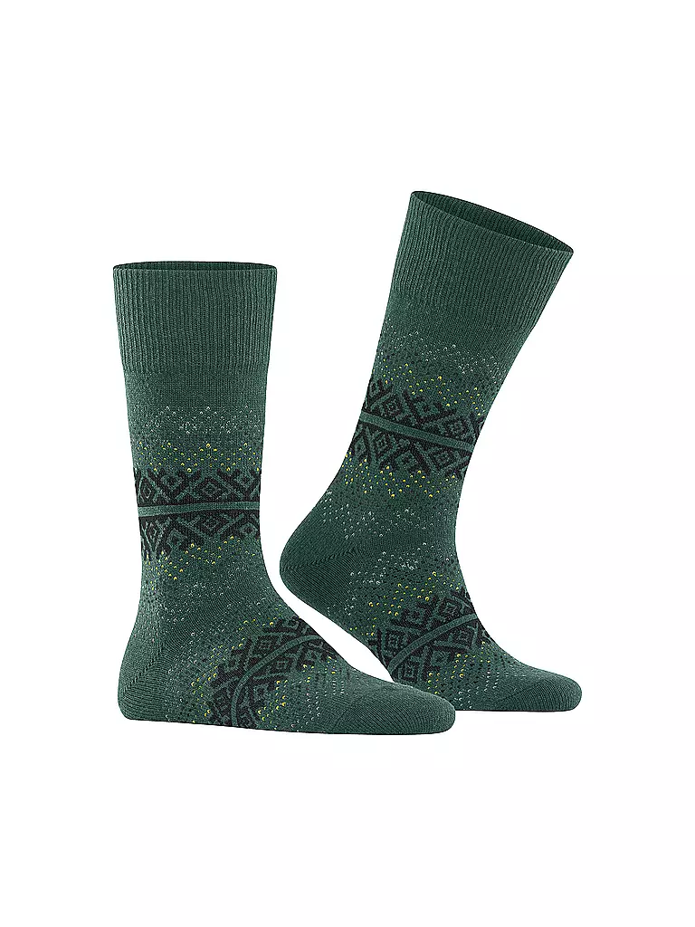 FALKE | Socken hunter green | schwarz