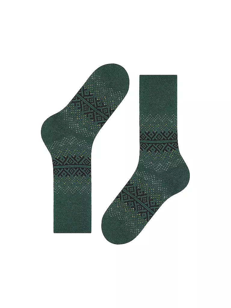 FALKE | Socken hunter green | schwarz
