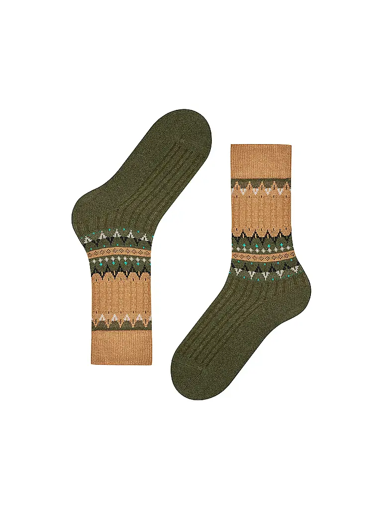 FALKE | Socken NORSEMAN old brass  | camel