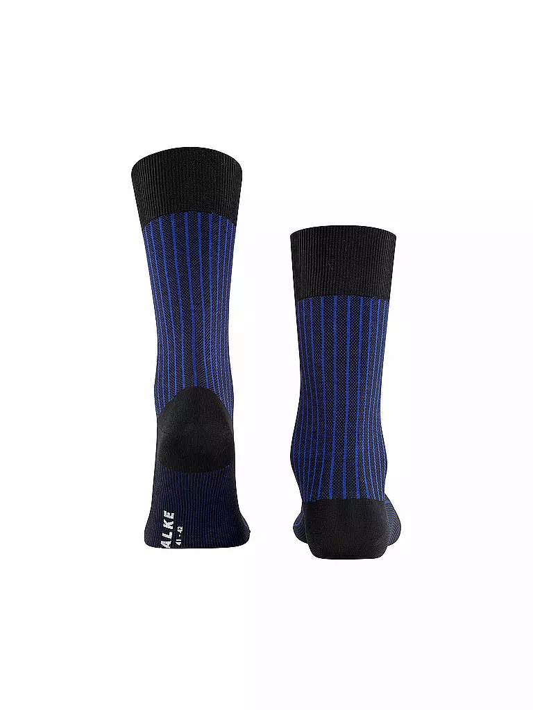FALKE | Socken Oxford Stripe Black | schwarz