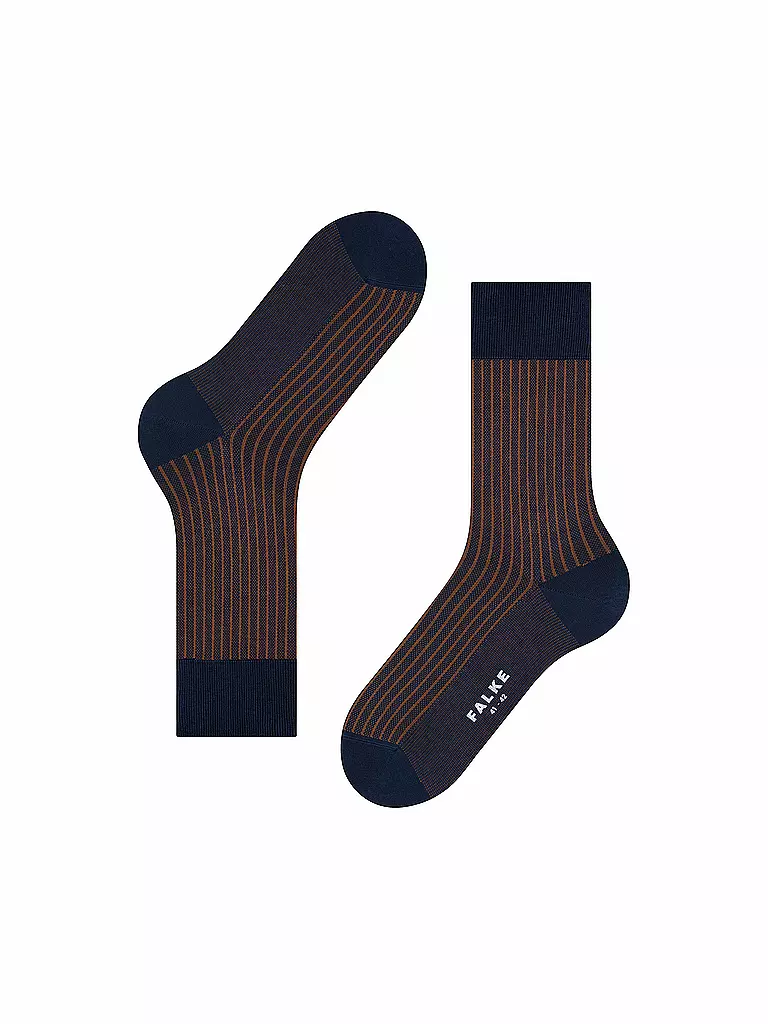 FALKE | Socken Oxford Stripe Plum | rot