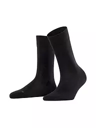 FALKE | Socken SENSITIVE LONDON linen mel. | schwarz