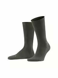 FALKE | Herren Socken Sensitive London anthra.mel. | dunkelgrün