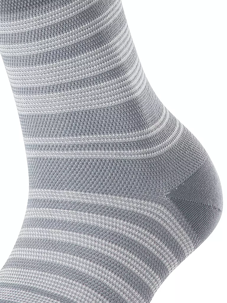 FALKE | Socken SENSITIVE SUNSET STRIPE blue smog | grau