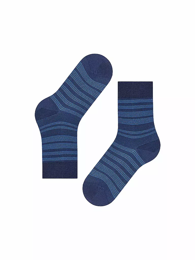 FALKE | Socken SENSITIVE SUNSET STRIPE space blue  | blau