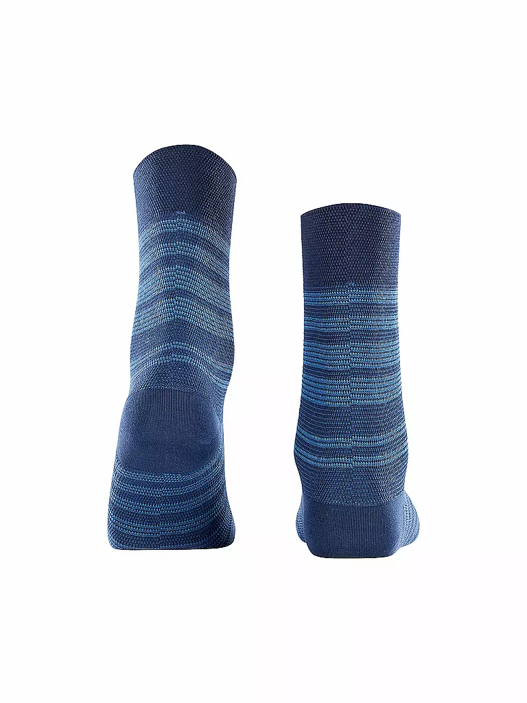FALKE | Socken SENSITIVE SUNSET STRIPE space blue | grau