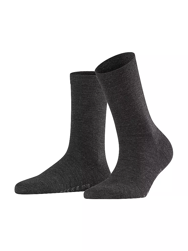 FALKE | Socken Soft Merino anthrazit | grau