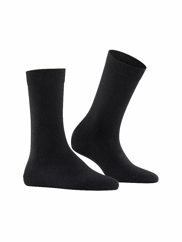 FALKE | Socken Soft Merino black | schwarz