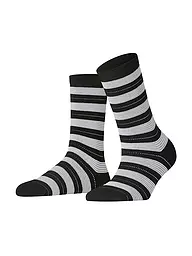 FALKE | Socken STRIPE UNIFORM white | schwarz
