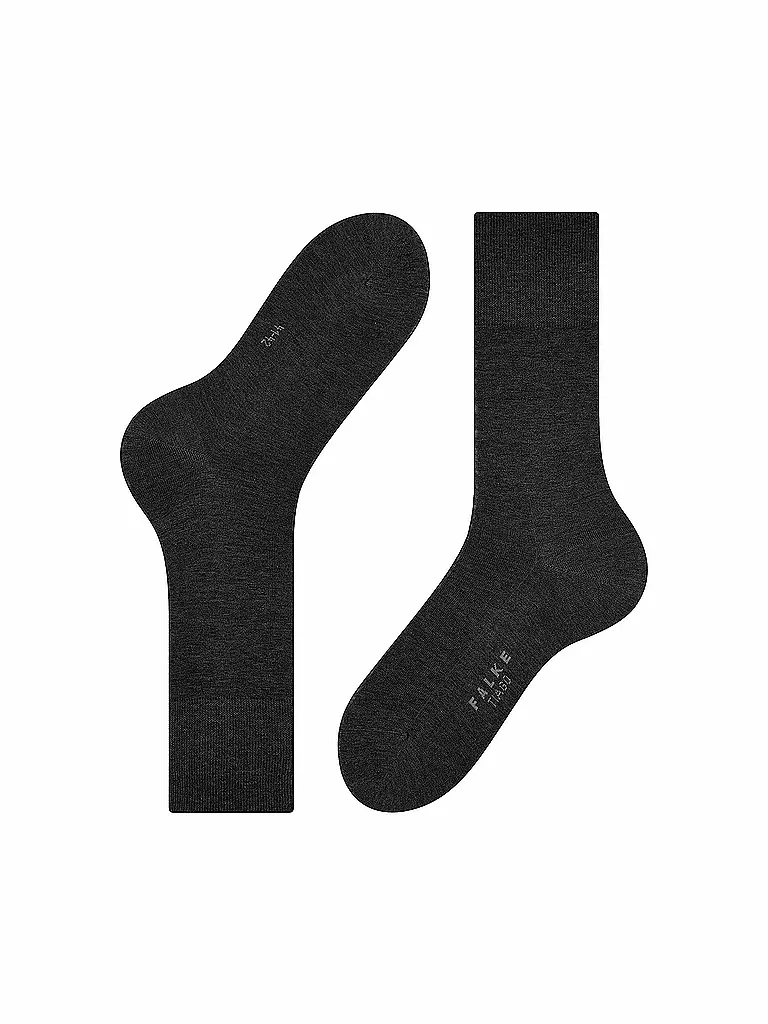 FALKE | Socken TIAGO anthracite melange | grau