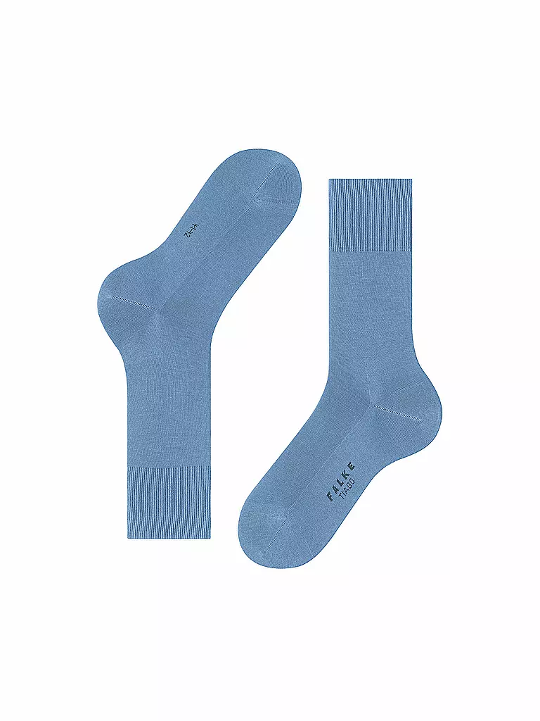 FALKE | Socken Tiago cornflower blue | beige