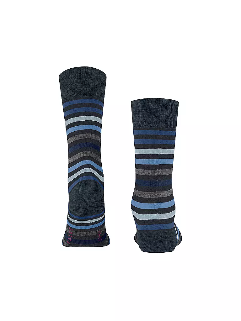 FALKE | Socken TINTED STRIPE dark navy | dunkelblau