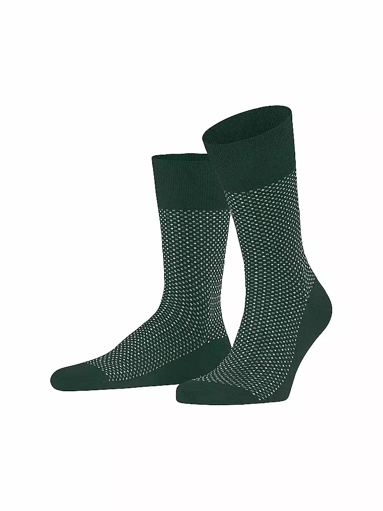 FALKE | Socken UPTOWN TIE hunter green | dunkelgrün