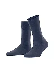 FALKE | Socken SENSITIVE LONDON linen mel. | blau