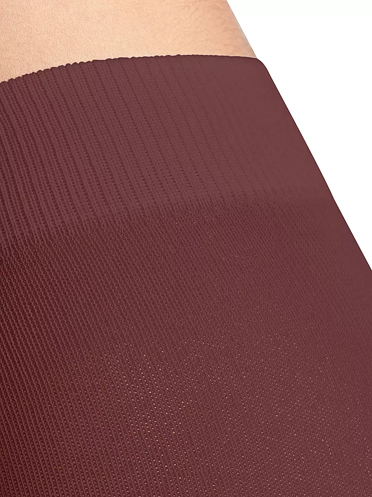 FALKE | Strickstrumpfhose FABLE ESTATE cayenne | dunkelrot