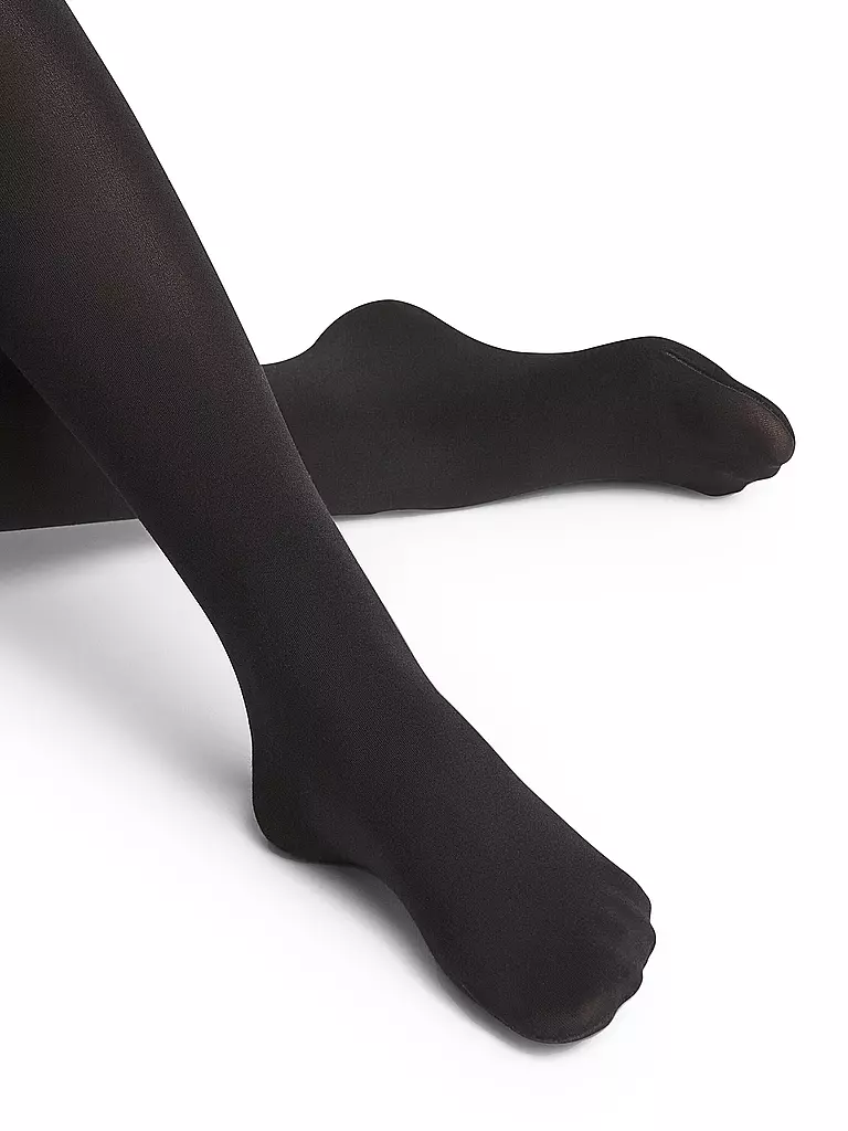 FALKE | Strickstrumpfhose FALKE COTTON TOUCH | dunkelblau