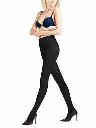 FALKE | Strickstrumpfhose Family Dark Navy | schwarz