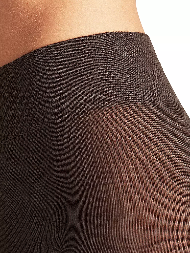 FALKE | Strickstrumpfhose SOFTMERINO braun | schwarz