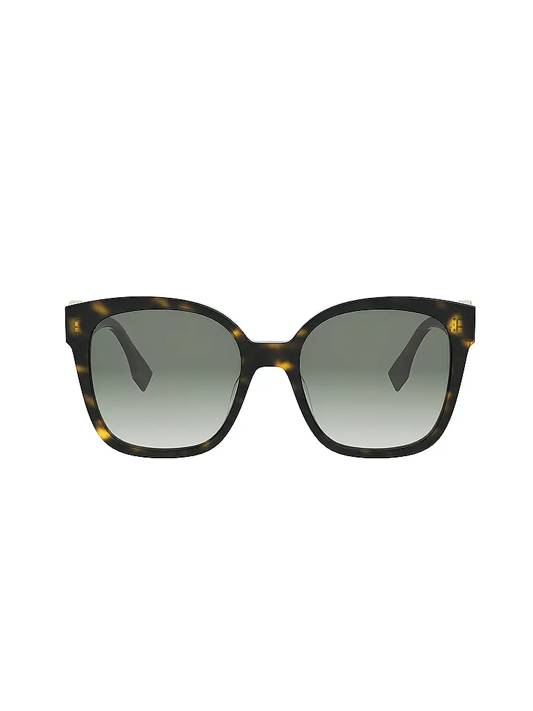 FENDI | FF Diamonds havana eckige Sonnenbrille | braun