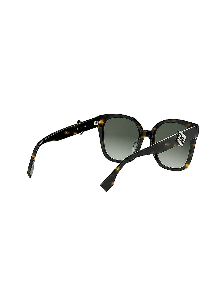 FENDI | FF Diamonds havana eckige Sonnenbrille | braun