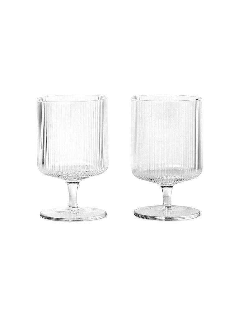 FERM LIVING Weinglas 2er Set RIPPLE – FERM LIVING