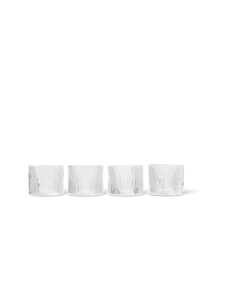 FERM LIVING Glas 4er Set RIPPLE – FERM LIVING