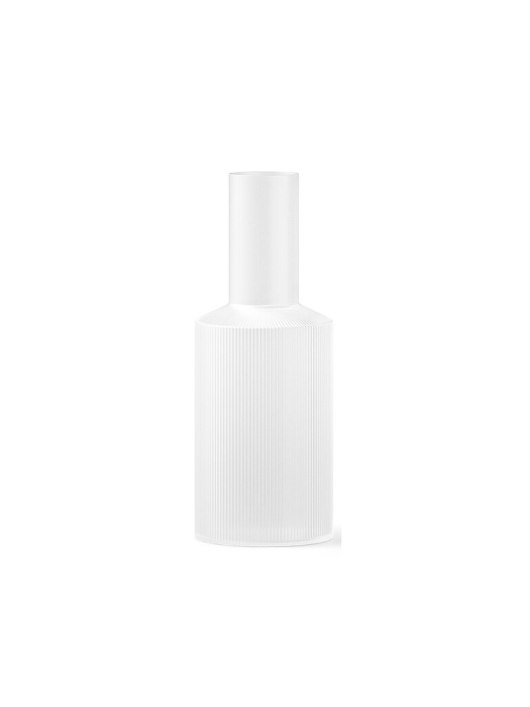 FERM LIVING Karaffe RIPPLE 1l Frosted  weiss – FERM LIVING