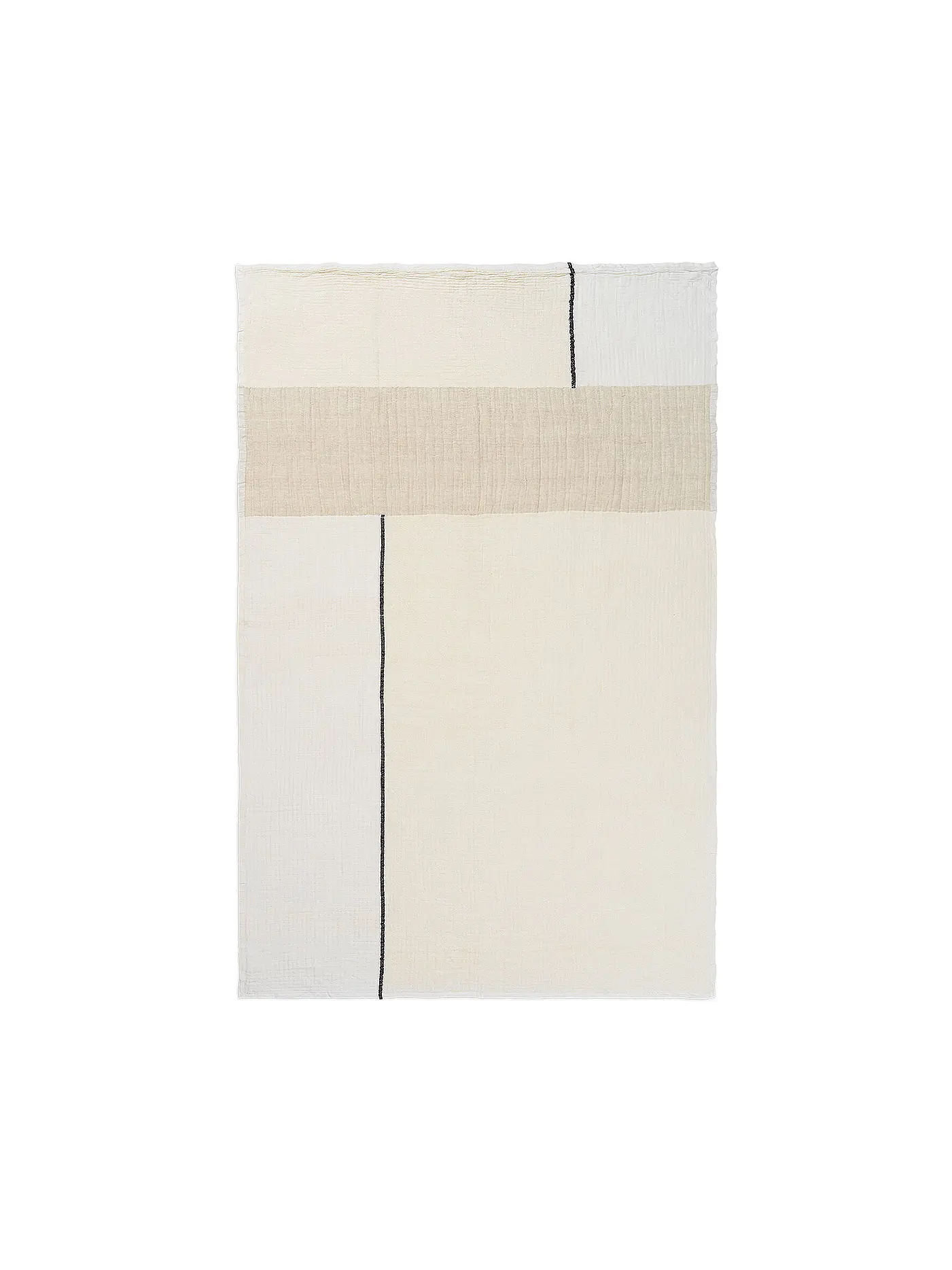 FERM LIVING | Decke - Dela Throw 120x170cm Natural Off White  | creme