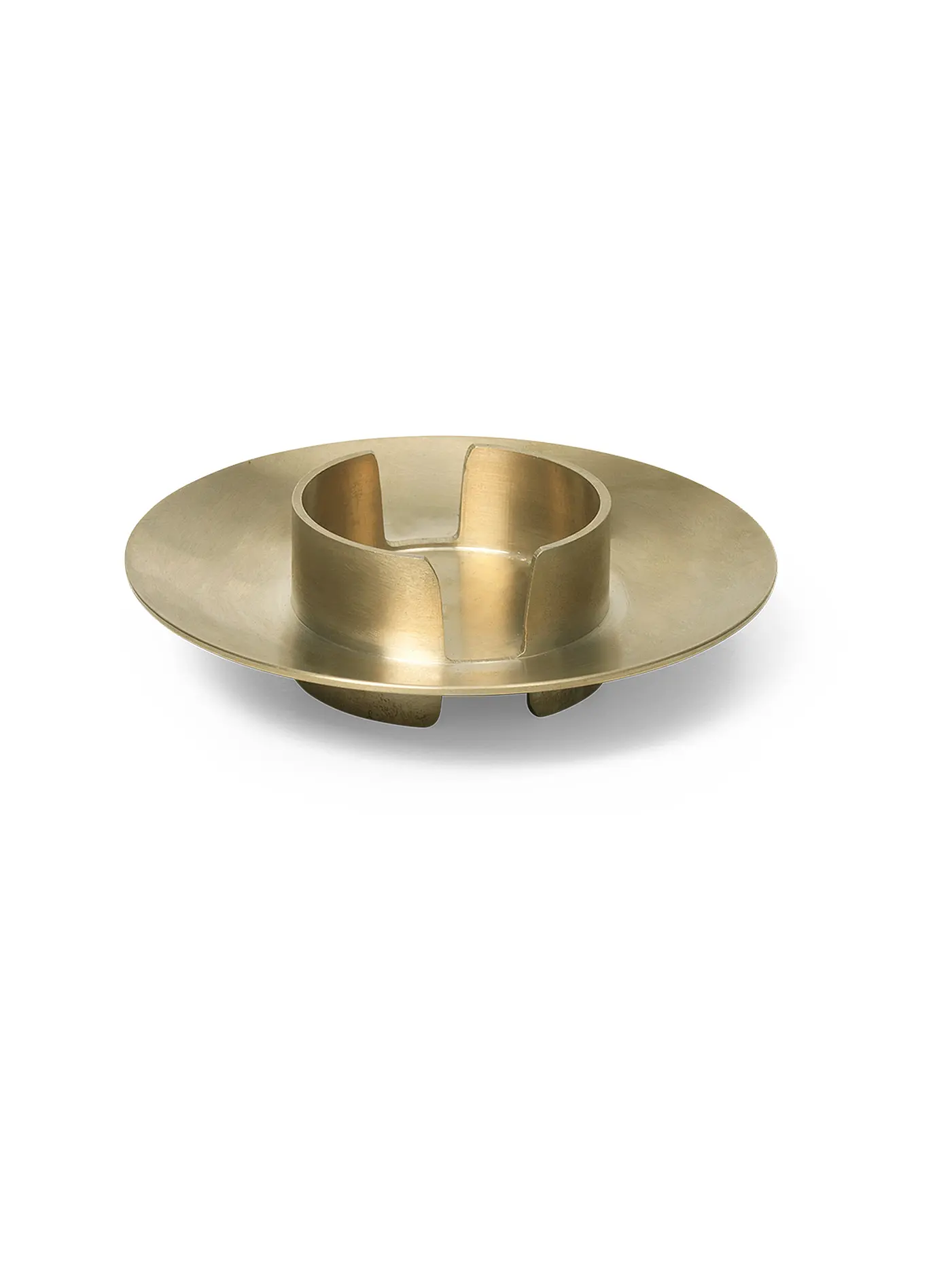 FERM LIVING | Kerzenhalter BLOCK Brass | gold