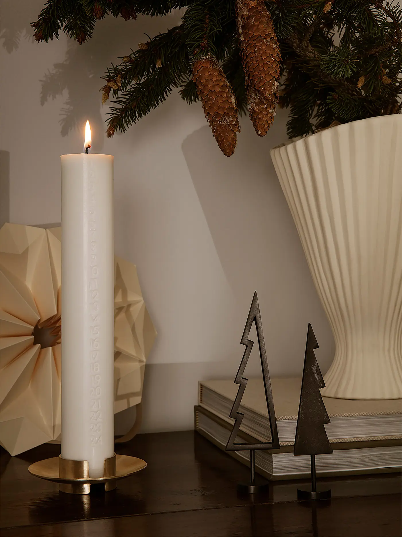 FERM LIVING | Kerzenhalter BLOCK Brass | gold