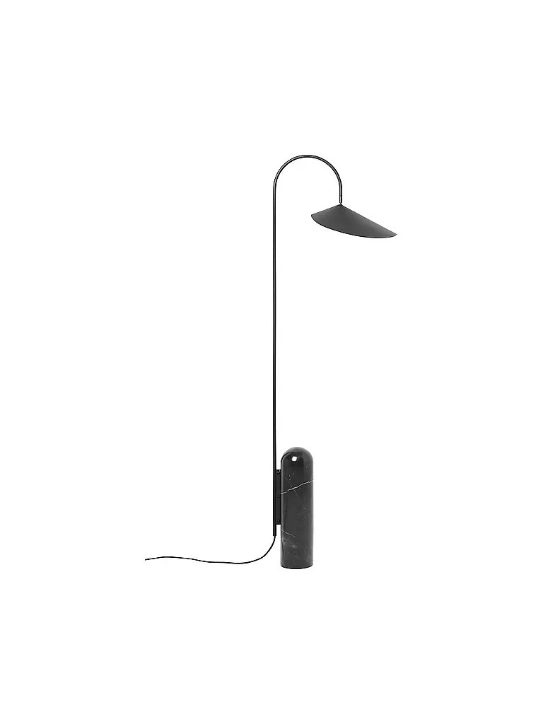 FERM LIVING | Stehlampe ARUM Black | schwarz