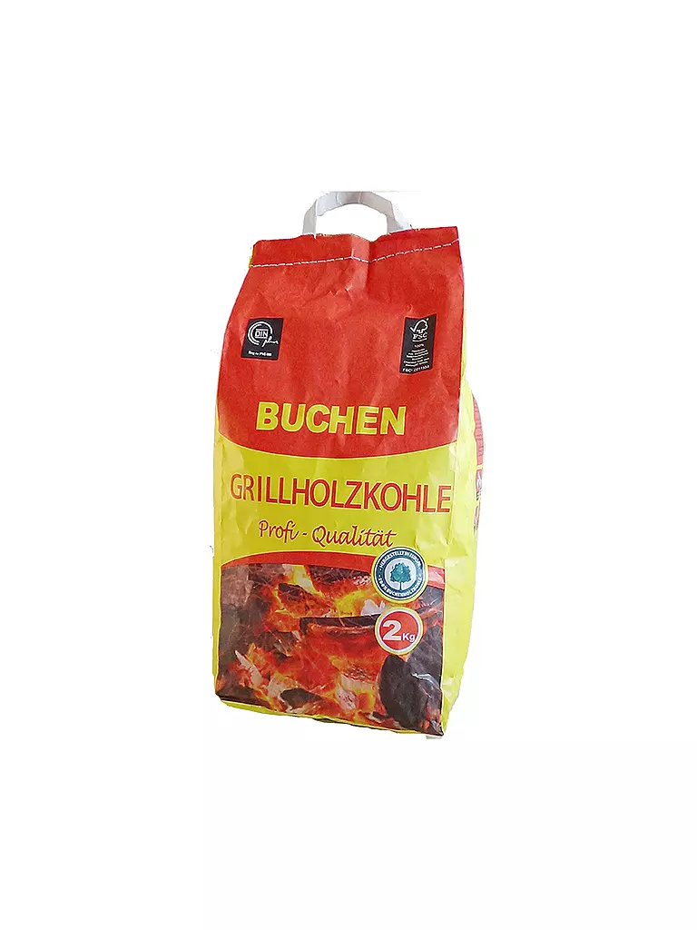 FEUERDESIGN | Buchenholzkohle 3kg | keine Farbe