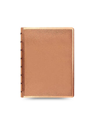 FILOFAX | Notizbuch nachfüllbar A5 SAFFIANO METALLIC Rose Gold