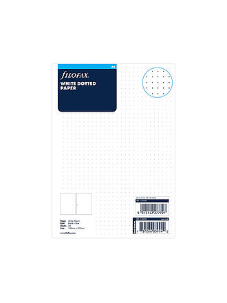 FILOFAX | Recambio de hojas punteadas para diario A5