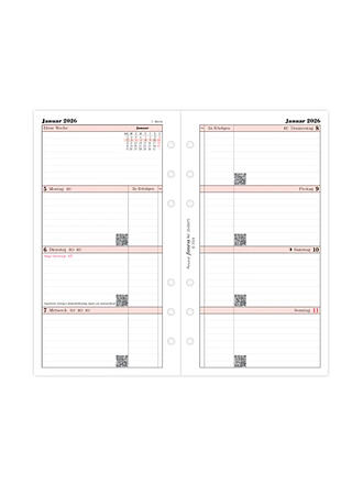 FILOFAX | Kalendereinlage Woche Deutsch Personal 2026