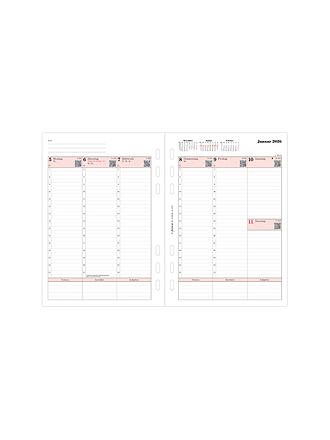 FILOFAX | Kalendereinlage Woche Professional deutsch A5 2026
