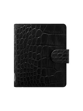 FILOFAX | Pocket Organiser Classic Croc Ebony