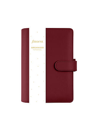 FILOFAX | Terminplaner SAFFIANO PERSONAL ORGANISER  Dark Cherry 