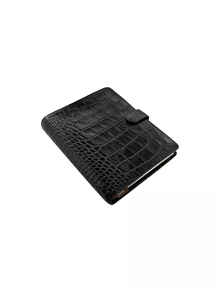 FILOFAX | Classic Croc A5 Organiser | schwarz