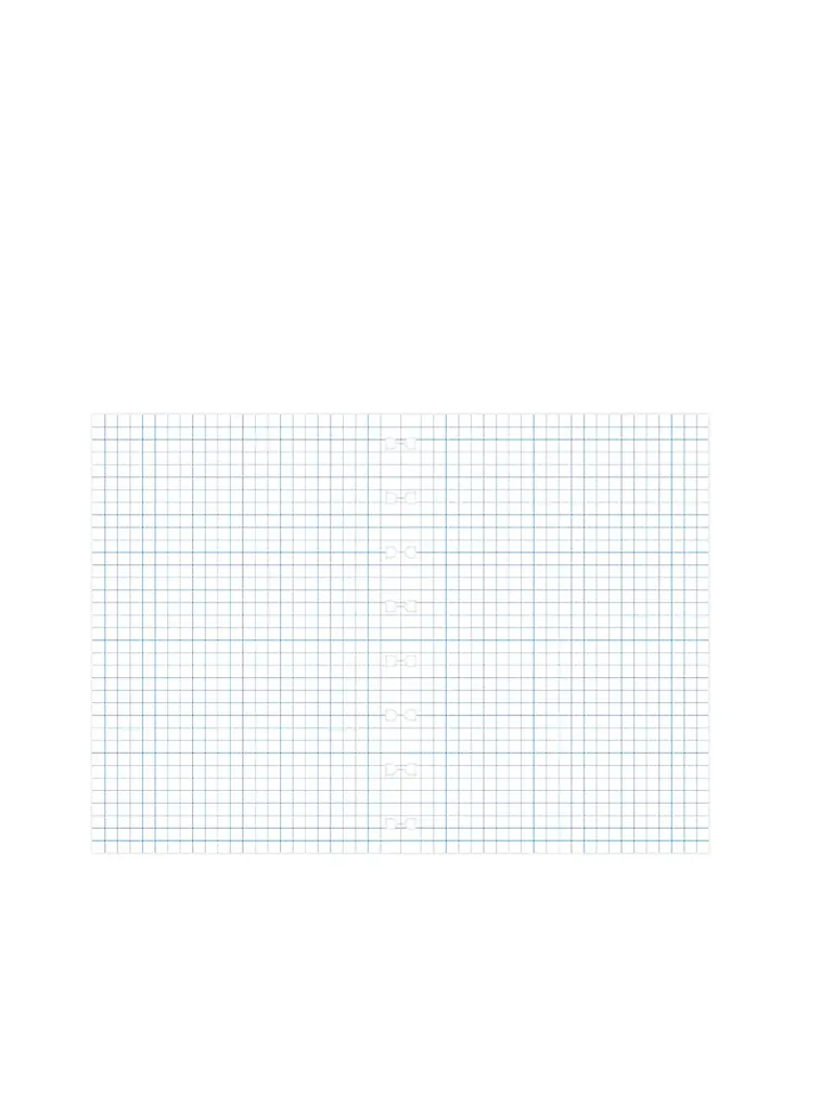FILOFAX | Filofax Notebook A5 karierte Einlagen | 