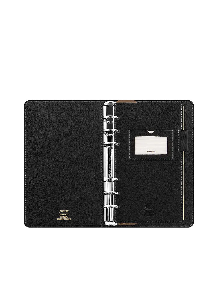 FILOFAX | Heritage Personal Organiser Black | schwarz
