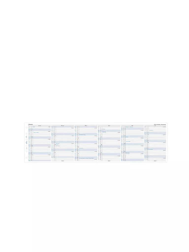 FILOFAX | Kalendereinlage Jahresplaner Deutsch Pocket 2026 | weiss