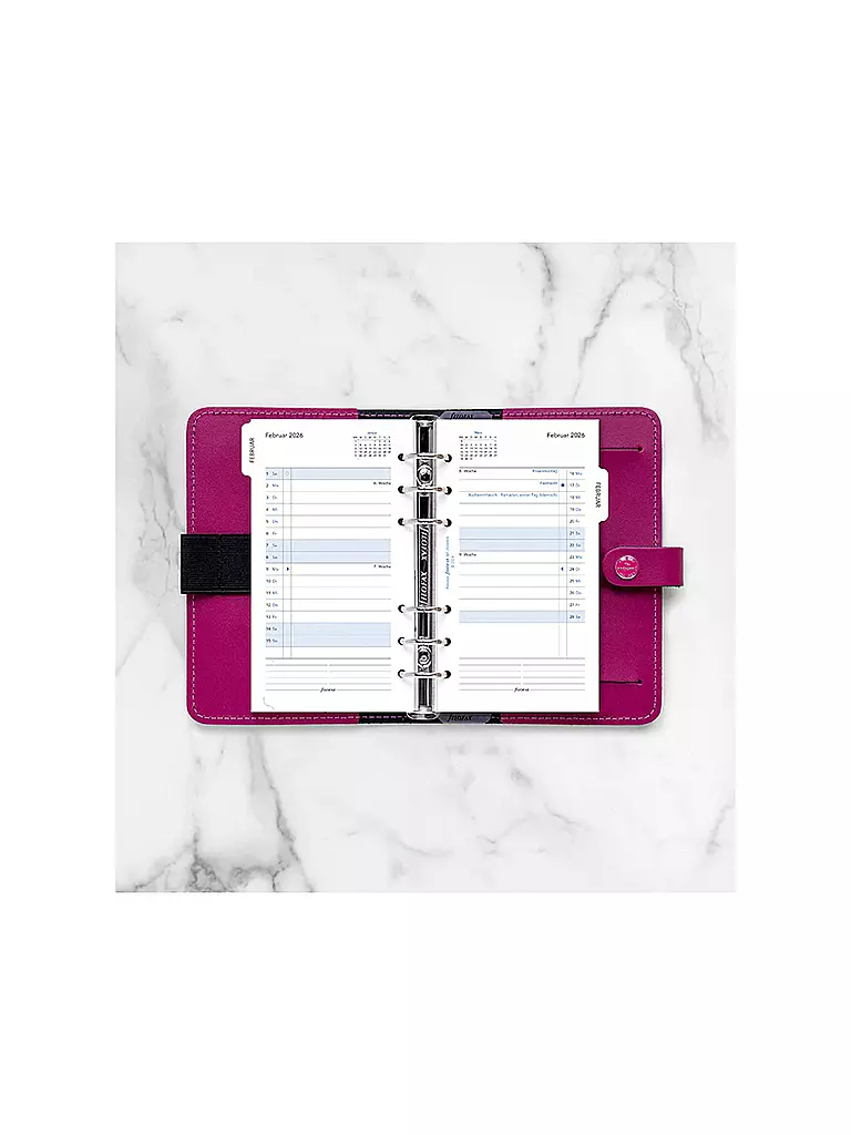 FILOFAX | Kalendereinlage Monat Deutsch Personal 2026 | weiss