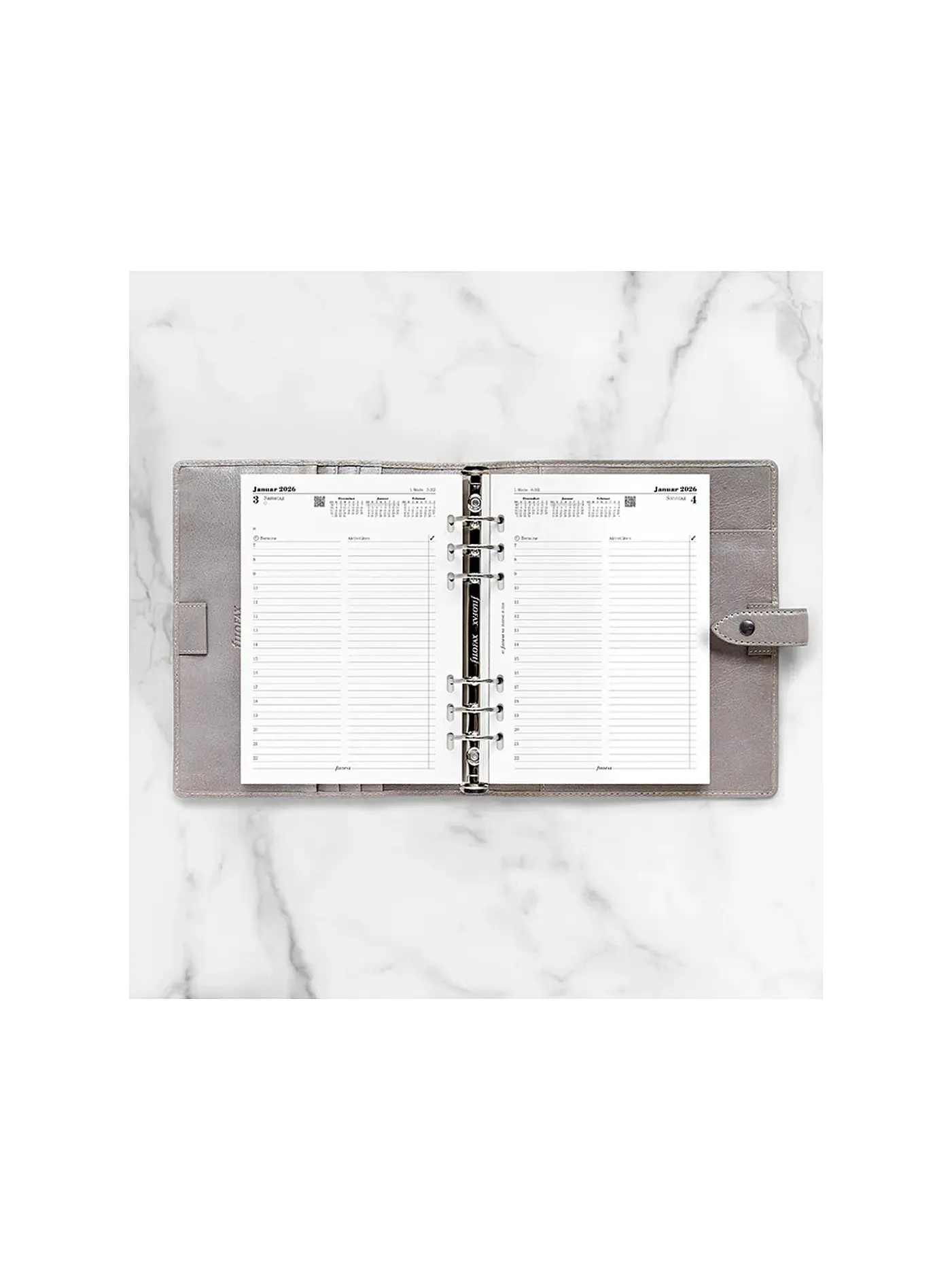 FILOFAX | Kalendereinlage Tag deutsch A5 Multifit 2026 | weiss