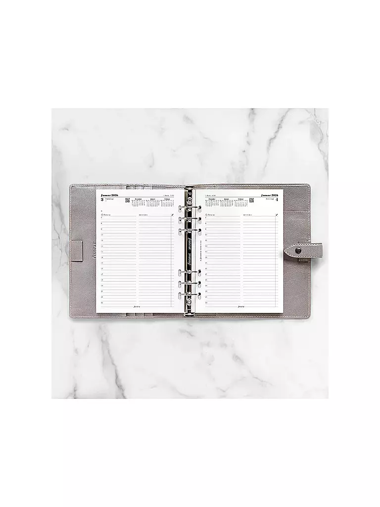 FILOFAX | Kalendereinlage Tag deutsch A5 Multifit 2026 | weiss