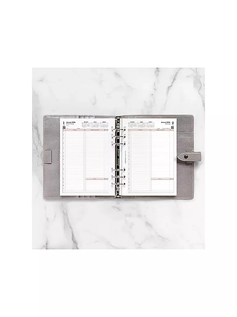 FILOFAX | Kalendereinlage Tag Professional deutsch A5 2026 | weiss
