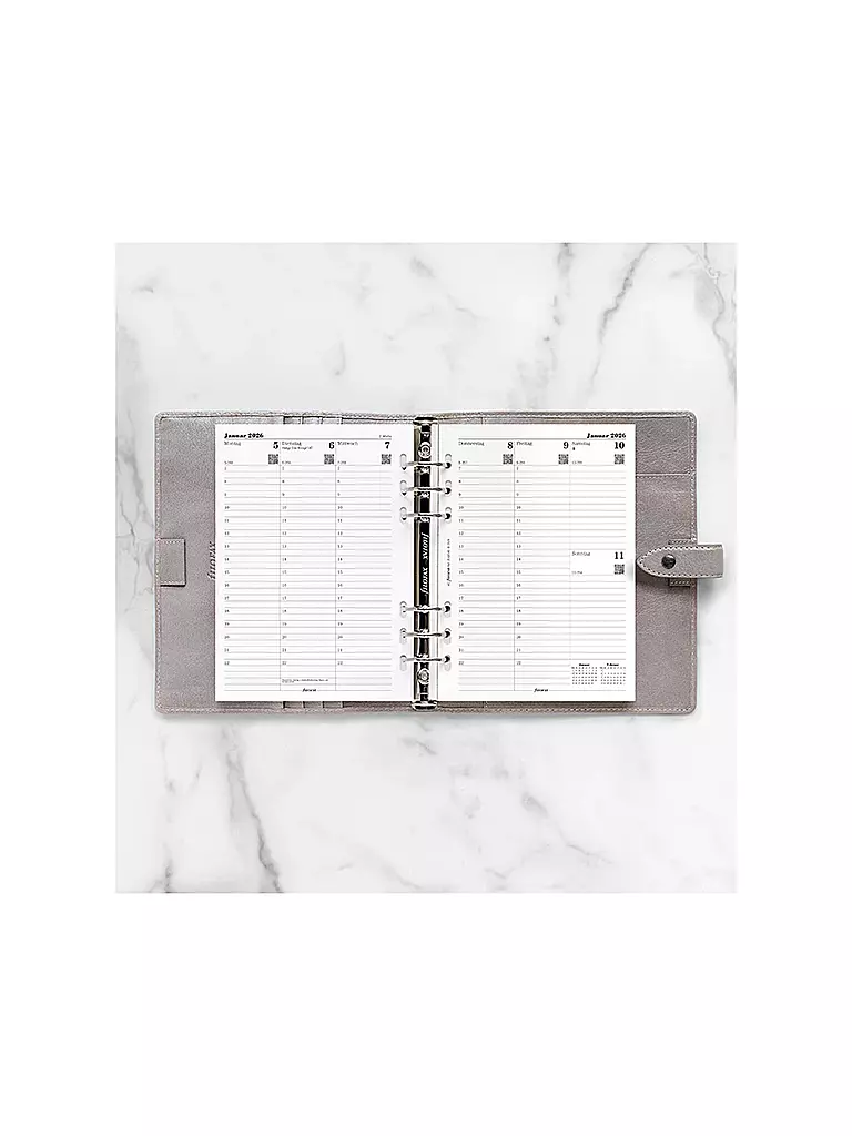 FILOFAX | Kalendereinlage Woche deutsch A5 Multifit 2026 | weiss