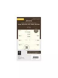 FILOFAX | Kalendereinlage Woche Deutsch Personal 2026 | Weiss