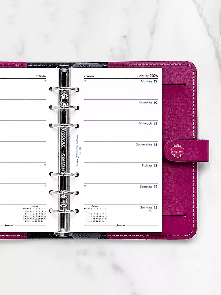FILOFAX | Kalendereinlage Woche Deutsch Personal 2026 | weiss